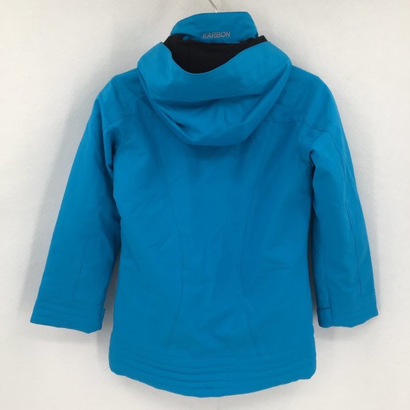 Karbon Natalie ski jacket girl turquoise like new 10 - Picture 7 of 8